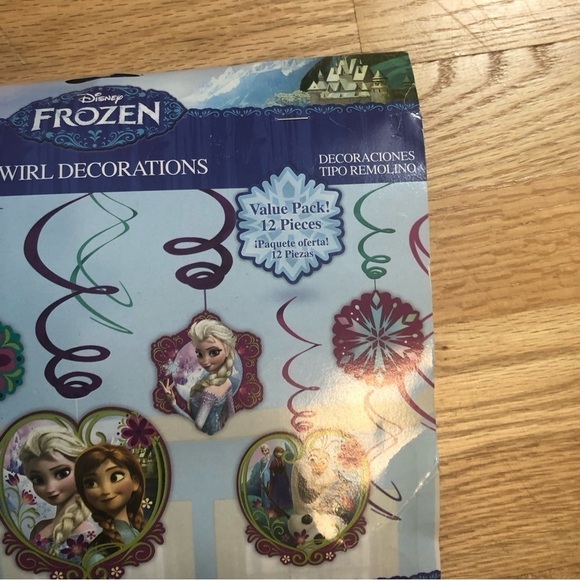 Disney Frozen Swirl Decorations Party NEW Elsa and Anna Birthday - Picture 3 of 5